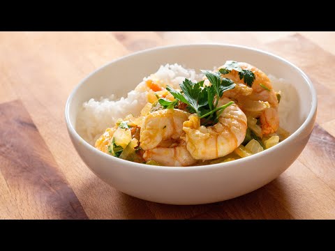 Summery Shrimp and Okra - Angolan Quiabos com Camarão Recipe