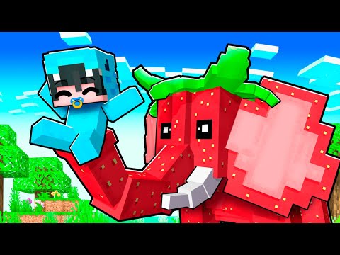 Fui Elegido por el STRAWBERRY ELEPHANT en Minecraft!