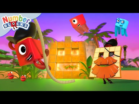 Numberblocks Colourful Maths 🌈 | Learn to Count and Read - Crossover | Full Episodes -123