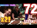 Molly Schuyler vs The Big Texan 72 oz steak challenge x 2