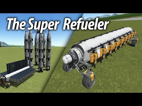 Super Refueler and Mining Basics (Tutorial: 23) Kerbal Space Program 1.1.3 Stock