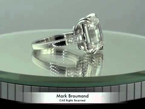 8.34ct Emerald Cut Diamond Engagement Anniversary Ring- Mark Broumand