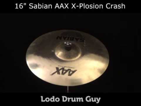 SOLD OUT 16" Sabian AAX X-Plosion Crash Cymbal