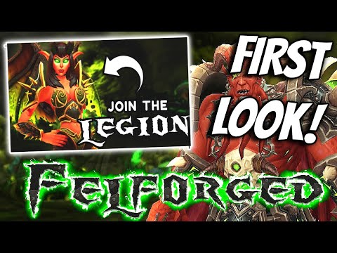 FIRST LOOK AT FELFORGED GAME MODE IN GAME! | Project Ascension Classless World of Warcraft Server