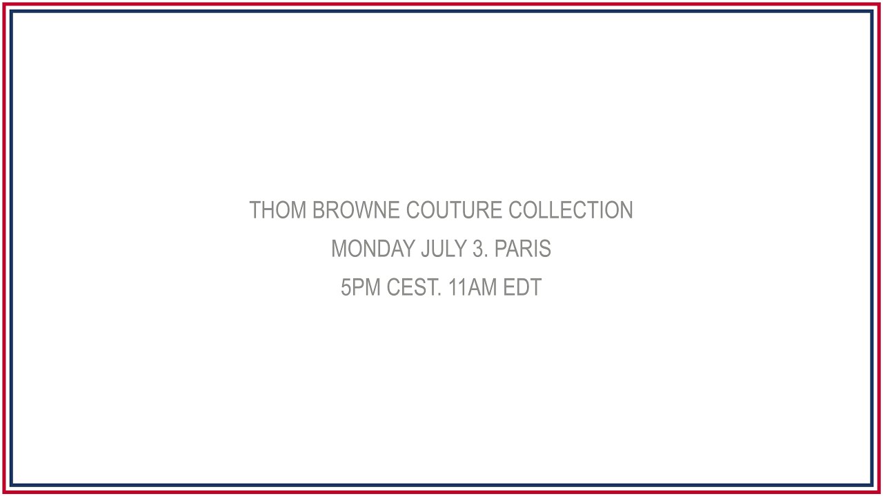 ... thom browne couture collection ... thumnail