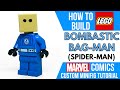 LEGO BOMBASTIC BAG MAN Spider Man Custom Minifig Tutorial