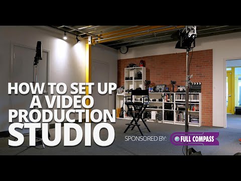 How to set up a video production studio