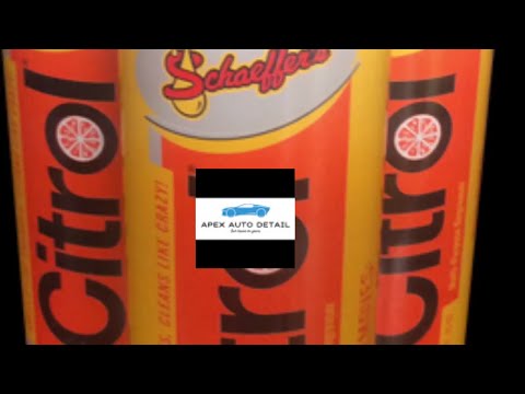 Citrol 266 heavy Duty Degreaser!! How to safely use it on clear, painted surfaces!!