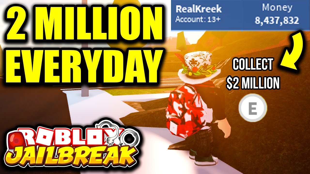 How To Make 2 Million Every Day Roblox Jailbreak Best - roblox jailbreak money glitch deutsch