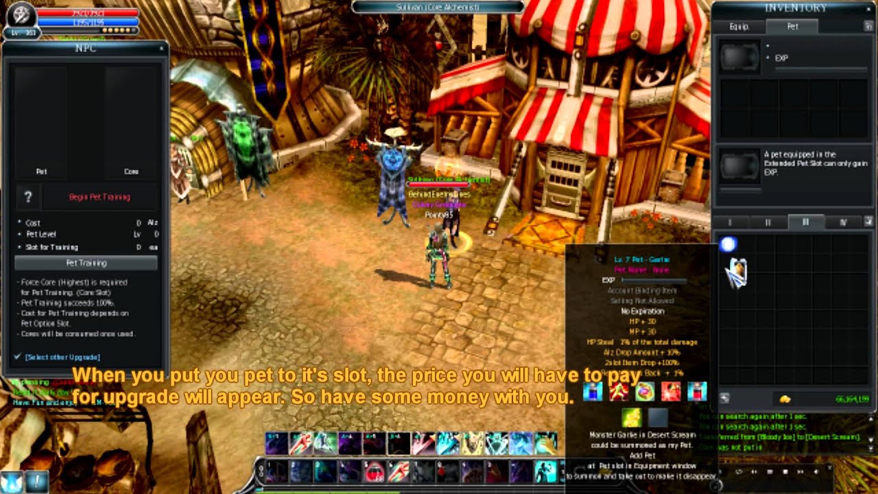 Cabal Online Pet Upgrade