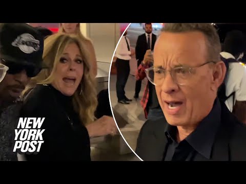 Tom Hanks tells fans to ‘back the f–k off’ as they nearly knock over Rita Wilson | New York Post