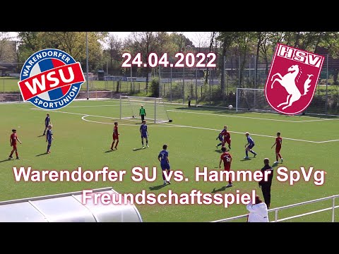 Warendorfer SU D1 vs. Hammer SpVg D1  --  Freundschaftsspiel  --  24.04.2022