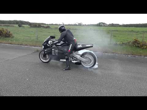 Turbine bike burn out