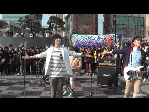 [GG Fancam] 110409 KRY in 'Super Star K' MV Filming at 왕십리 [Full Song]