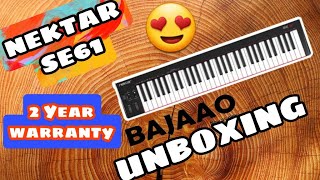 Video thumbnail for Nektar SE61 61-Key USB MIDI Controller Keyboard | Unboxing | Overlook | New Launch by Unboxing Bhai