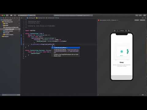 Build an onboarding screen in under 5 min - Swift UI 2.0 - YouTube