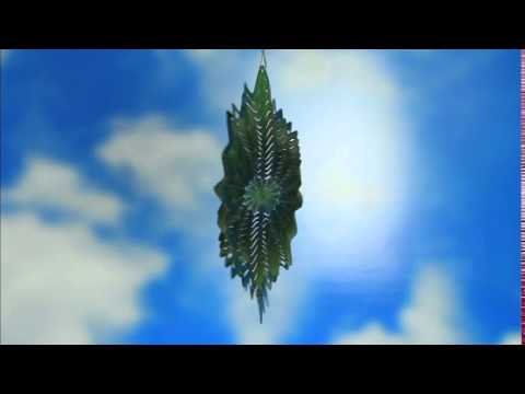 Iron Stop Designer Vortex Splash Wind Spinner - ACHICA.com