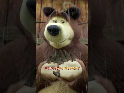 It's time to play with the bunny! 🐰🐻 #Shorts #mashaandthebear #RainRainGoAway #tadaboom #cartoon