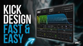 Video thumbnail for Plugin for Techno Kick Drum Design - create & tweak Kickdrums quick & easy with Chop Suey by SINEE Global