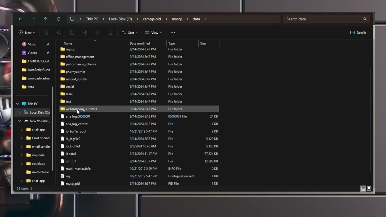 #1932 -table doesn't exist in engine PhpMyAdmin error || mysql database how to solve this problem