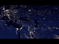 夜の衛星写真から見える世界【２】