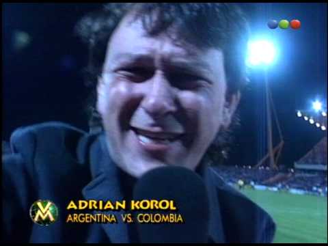 Adrián Korol: partido Argentina vs. Colombia - Videomatch 99