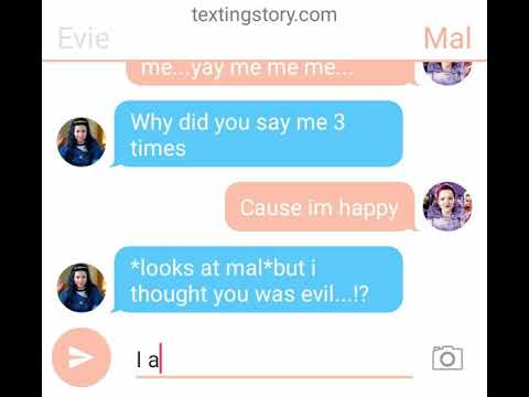 Mal and evie talk about mal becoming queen
