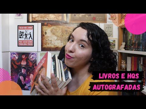 Bookshelf Tour 2022: Livros e HQs autografadas | Raíssa Baldoni