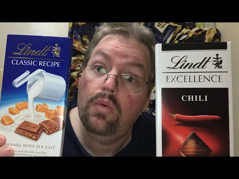 Chocolate World: Lindt Milk chocolate caramel sea salt & Dark Chili  🍫 🌎 chocolate 🍫 🌊🧂 🍫 🌶