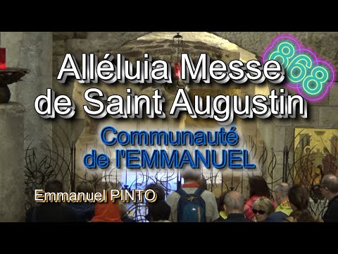 Messe de Saint Augustin - Alléluia - Communauté de l'Emmanuel - Instrumental avec les paroles /N°868