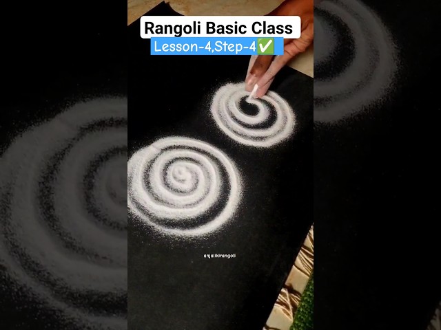 Basic Rangoli Class Lesson-4, Step-4