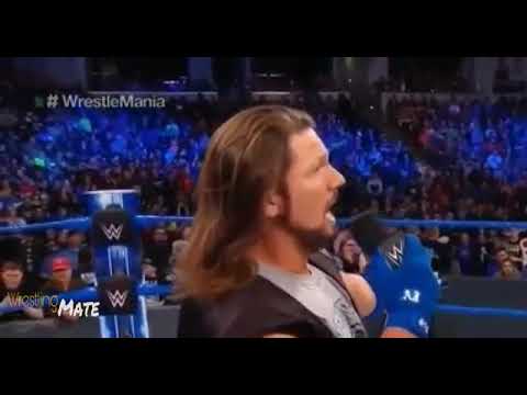 Shinsuke Nakamura Confronts Aj Styles - WWE Smackdown Live Highlights 13th March 2018