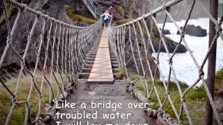 Brigde over troubled water - Susan Boyle - Lyrics