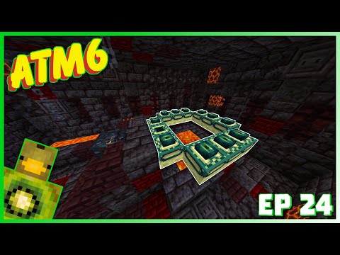 I found an End Stronghold in the Nether | Minecraft - All The Mods 6 Ep: 24