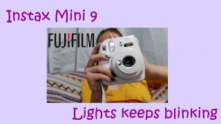 Easy solution to your Instax mini blinking problem || FujiFilm Instax mini 9