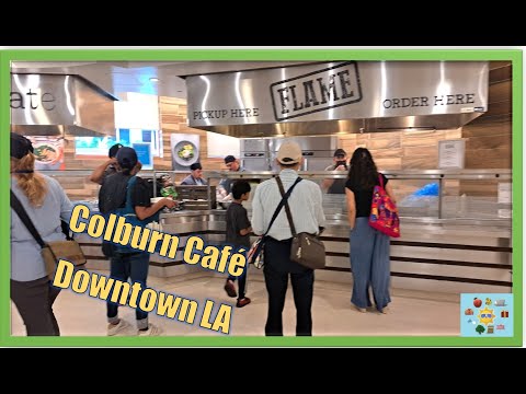 COLBURN CAFÉ CENTRO DE LOS ANGELES The Broad Santee Alley Francois Bakery Estação histórica da Broadway