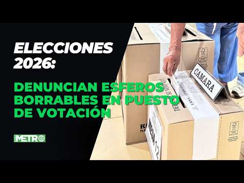 DENUNCIA EN SANTANDER! Hallan supuestos esferos borrables en puesto de votación