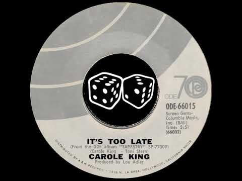 Carole King - It's too late (DiCE EDiT)