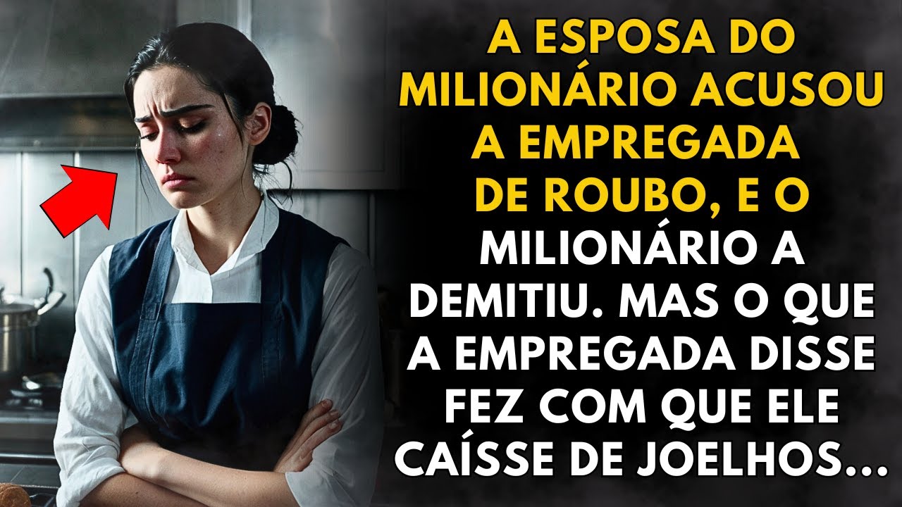O milionário demitiu a empregada, acusando a de roubo, mas o que ela revelou o deixou em choque...