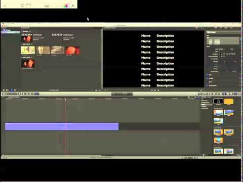 Creating a Credit Scroll in FCP X