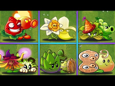 6 Pair Team Random Plants Battlez - Who Will Win? - PvZ 2 Team Plants vs Team Plants