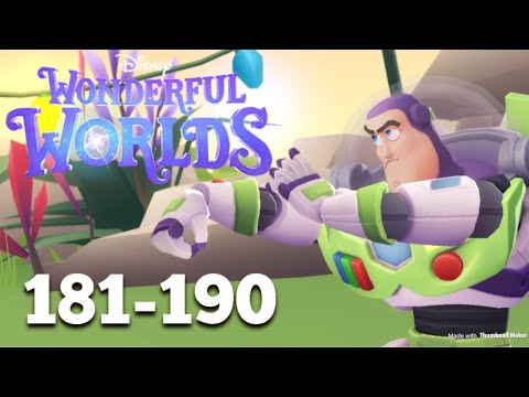 Disney Wonderful Worlds - Unlocking Buzz Lightyear! Toy Story Land! Levels 181-190