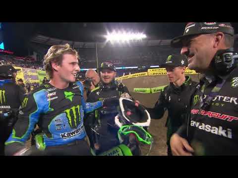 AMAスーパークロスRd4 アナハイム250SXハイライト動画