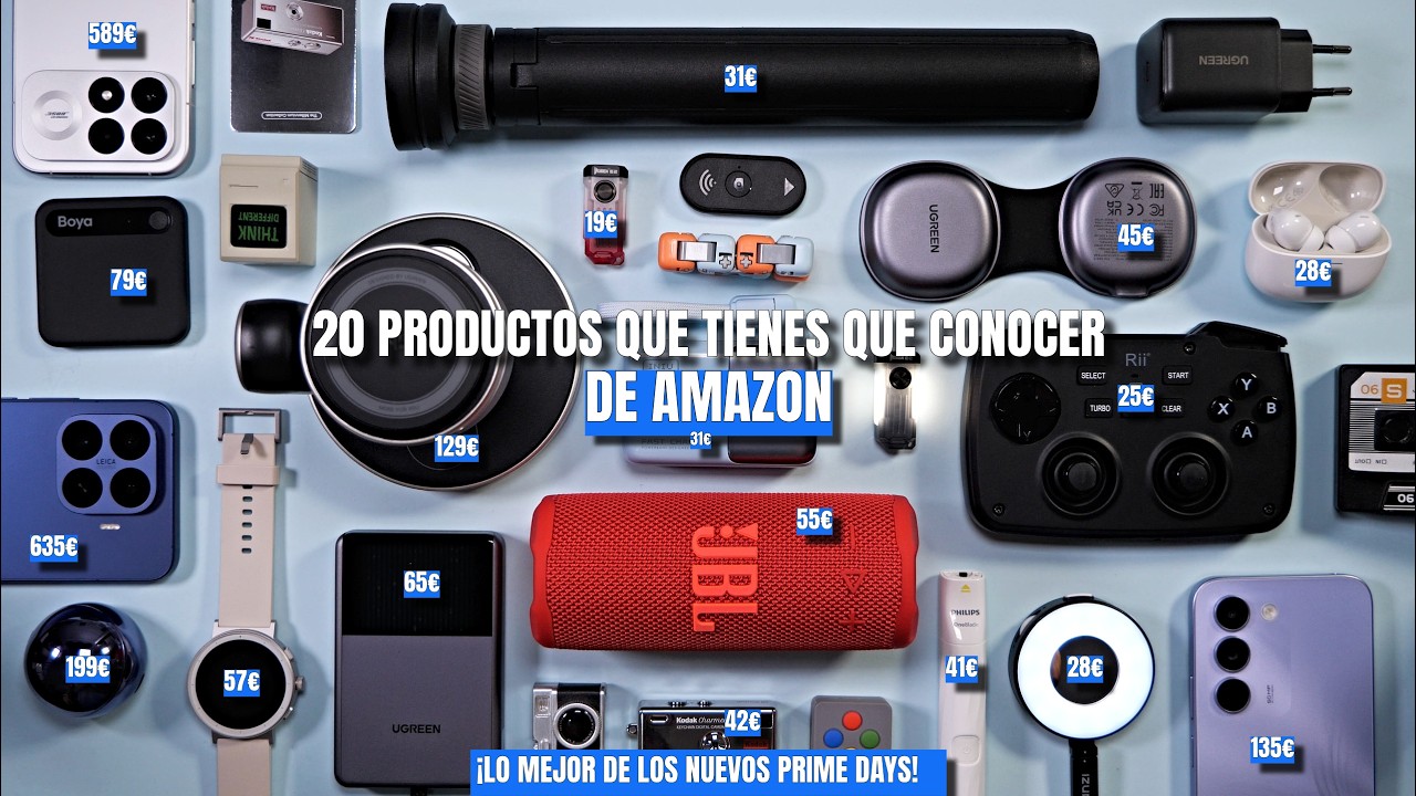 20 productos TOP de AMAZON en los nuevos PRIME DAYS 💥 ¡Aprovecha los regalos de temporada!
