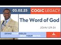 The Son of God, John 1:29-34, March 2, 2025, COGIC Legacy Sunday School