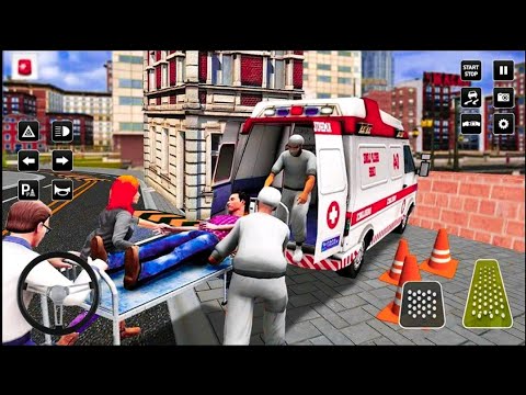 Police Ambulance Rescue Driving #10 - 911 Emergency Ambulance Games 2021- (Games Maker)
