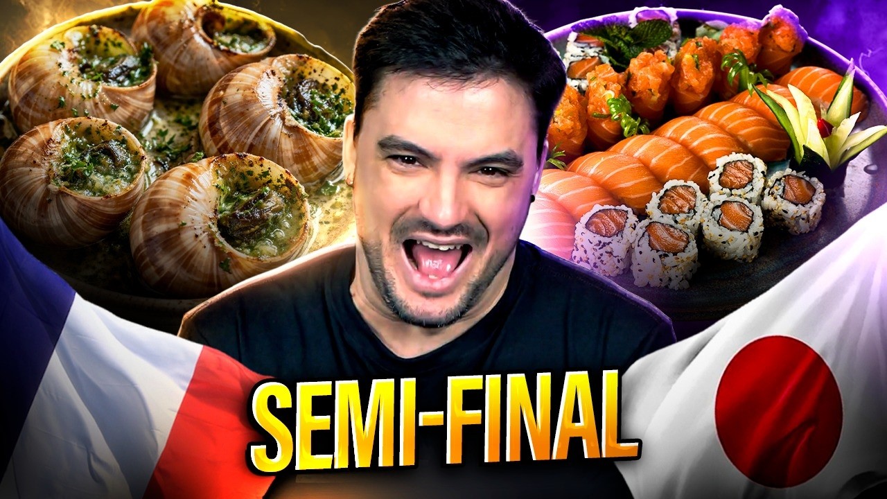 COPA DO MUNDO DE COMIDAS: França x Japão (semi-final)