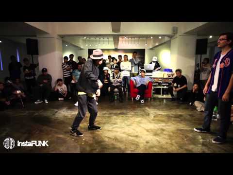InstaFUNK 2015 Popping & Locking Battle - Jermi Kwong (smooth boogie) vs Bash - Popping Best 32