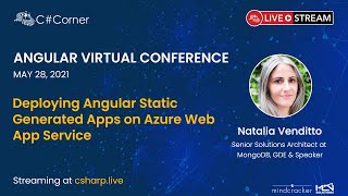 Deploying Angular Static Generated Apps on Azure Web App Service - Angular Virtual Conference 2021