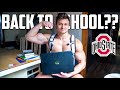 FIRST DAY OF CLASS ONLINE @ OHIO STATE | Home Gym Bench PRs Going Crazy